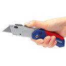 WORKPRO W011017N Folding Utility Kni-fe Safety Box Cutter with 13pcs Blades Included Multi Tools