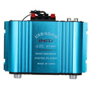 ST-997 Mini Blue Car HIFI Audio Amplifier Board Digital Stereo Amp 4 Channel 80W DC12V 4CH USB SD FM Remote Control for Car/Home/Theater
