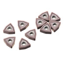 Drillpro 10pcs WNMG080404 MS CVD Carbide Insert Turning Tool Carbide Insert for DWLNR/L PWLNR/L