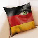 Honana BX National Flag With Eye Pattern Luxury Cushion Cover Throw Pillow Case Pillow Covers