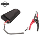 SeaKnight Fishing Pliers Tool Lures Braid Line Cutter Hook Remover Tackle Kits With Retention Rope