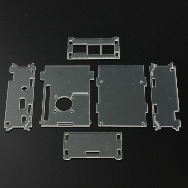 Acrylic Case with Cooling Fan for Raspberry Pi Model B+