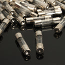 DANIU 100Pcs 5x20mm 0.2A-20A Quick Blow Glass Tube Fuse Assorted Kit Fast-blow Glass Fuses