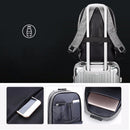 Men Boys Backpack Rucksack With USB Port Headphone Hole Travel Hiking School Bag