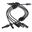 MC4 Y Branch Solar Panel Cable Connector Adapter MC4 Photovoltaic Waterproof Solar Connecter Solar Power Supply Cable Wire