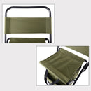 Portable Folding Camping Outdoor Picnic BBQ Foldable Chair With Ice Isolation Package