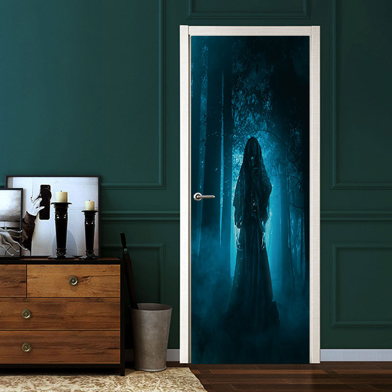 Miico MT005 Halloween Sticker Door Sticker Removable Wall Sticker Room Decoration