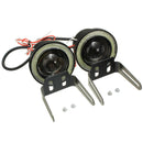 2PCS 3 Inch Projector LED Fog Lights Angel Eyes with Blue/White Halo Ring DRL Lamp 12V for Car Motorcycle