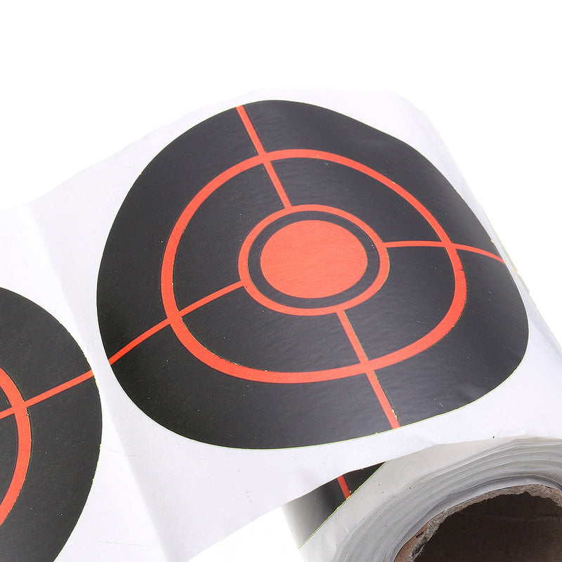 100pcs/250pcs 7.5cm Width Roll Shooting Adhesive Target Paper Target For Hunting Shooting Training Sticker