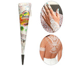 Natural White Henna Paste Cone Temporary Tattoo Body Art Tool 30g