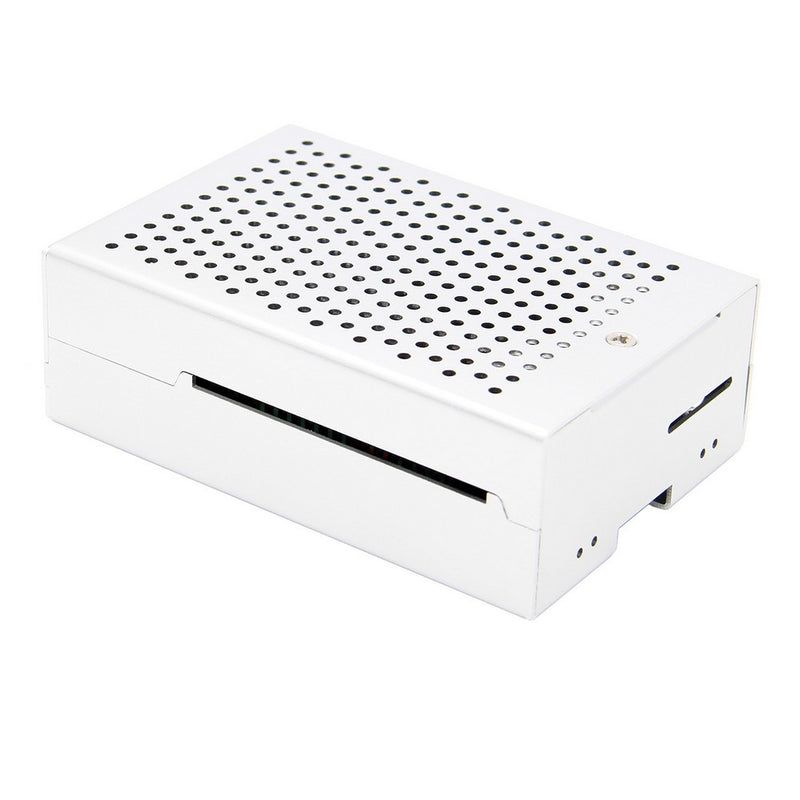 Black / Silver Aluminum Case Enclosure Shell With Cooling Fan For Raspberry Pi 4 Model B