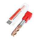 Drillpro 1-8mm 4 Flutes HRC58 End Mill Cutter AlTiN Coating Carbide End Mill Cutter CNC Tool