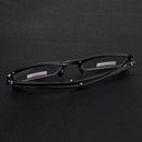 KCASA Portable TR90 HD Anti-fatigue Resin Reading Glasses Folding Presbyopic Glasses With Case