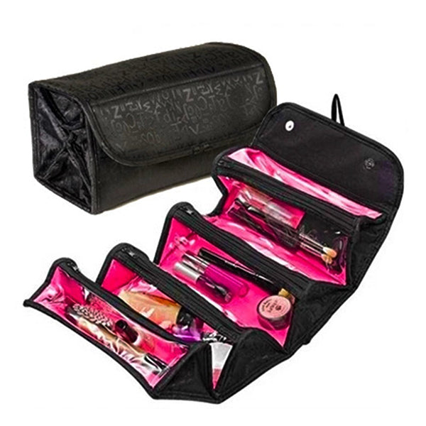 Honana HN-TB30 Foldable Travel Toiletry Organizer Roll Up Hanging Cosmetics Jewelry Storage Bag