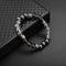 Trendy 8mm Buddha Beads Bracelet Natural Stone Casual Gradient Beaded Bracelet for Men Gift