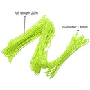 20MGreen Reflective Car Luggage Rop Camping Tent Rope Guy Line Camping Cord Paracord