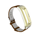 Mijobs Soft Genuine Leather Strap Replacement Watch Band for Huawei Honor 4 Running Version
