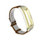 Mijobs Soft Genuine Leather Strap Replacement Watch Band for Huawei Honor 4 Running Version