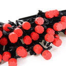 50Pcs 8 Holes Drip Emitters Perfect for 4mm / 7mm Tube Adjustable 360 Degree Water Flow Drip Irrigation System Connector Drippers