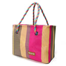 Honana HN-B70 Multifunctional Woven Storage Bag Toiletry Cosmetics Travel Beach Tote