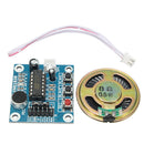 3pcs ISD1820 3-5V Voice Module Recording And Playback Module  Control Loop / Jog / Single Play