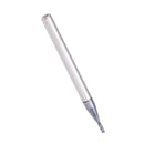 Drillpro 10pcs 1.5mm HRC55 TiAlN 2 Flutes End Mill Cutter Tungsten Carbide Milling Cutter CNC Tool