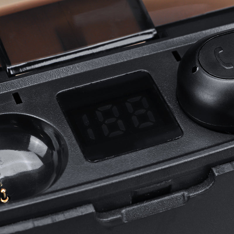 TWS Mini bluetooth LED Digital Display Earphone Waterproof Auto Pair Headset with 2000mAh Power Bank