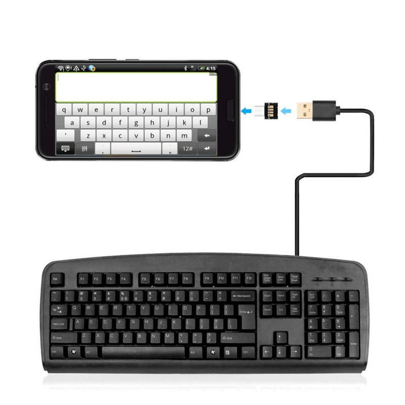 Rocketek Metal USB to Micro USB OTG Adapter Converter for Samsung Xiaomi Huawei Mobile Phone