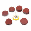 Effetool BG0300 2 Inch 50mm Hook and Loop Sanding Pad 3mm Shank with 60pcs Sandpaper