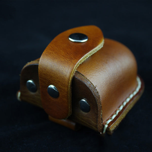 Fishing Accessories Genuine Leather Bag for Steel Balls Bag Outdooors Fishing Activities