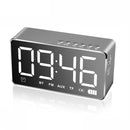 Bakeey Q31 Wireless bluetooth 5.0 Speaker LED Display Dual Alarm Clock FM Radio TF Card Stereo Speaker with Mic