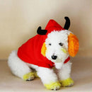 Christmas Pet Dog Cat Outstanding Devil Clothes Puppy Winter Warm Costume Red Coats Outterwear