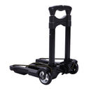 IPRee Folding Small Pull Cart Portable Camping Luggage Trolley Cart Adjustable Shopping Cart