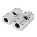 Machifit 15pcs 600mm Optical Axis Guide Bearing Housings Linear Rail Shaft Support Set