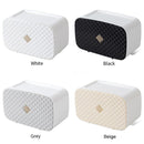 Paper Towel Dispenser Wall Mounted No-drilling Paper Shelf Holder Bathroom Coreless Toilet Tissue Dispenser Garbage Bags Holder Home Paper Extraction Dispenser (1 Layer Or 2 Layers to Optional)