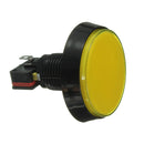5Pcs Yellow LED Light 60mm Arcade Video Game Player Push Button Switch