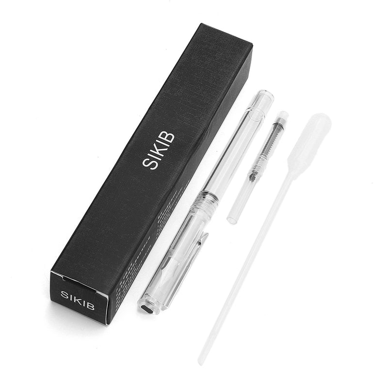 Transparent Fountain Pen 0.5mm Fine Nib Steel Ink Pens For Office Supplies School Gift Supplies