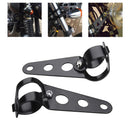 Motorcycle Headlight Mounting Lamp Bracket Metal Holder 34mm-45mm