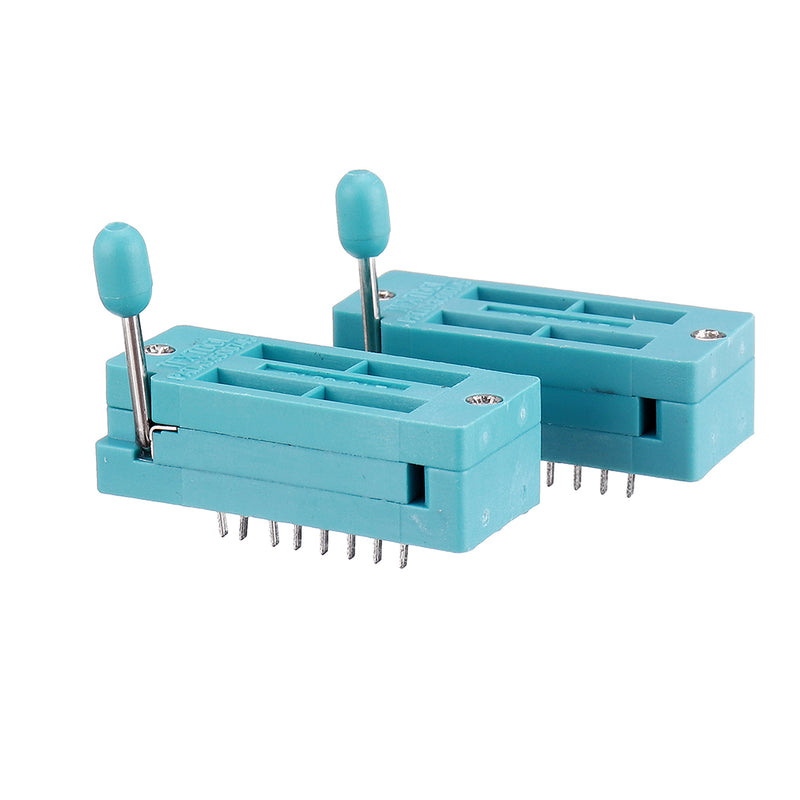 2pcs/lot IC Lock Seat Zif Socket Test Universal zif Sockets 16Pin