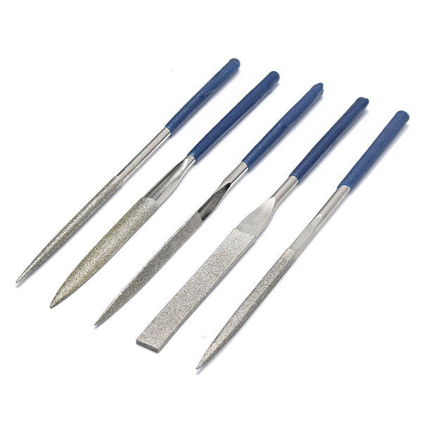 Raitool HT03 180mm Ceramic Emery Rasp Needle Diamond Files Cutting Tool 5pcs