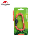 Naturehike D Shape Buckle Aluminum Alloy Carabiner Hanging Keychain Hook Outdoor Camping Tools