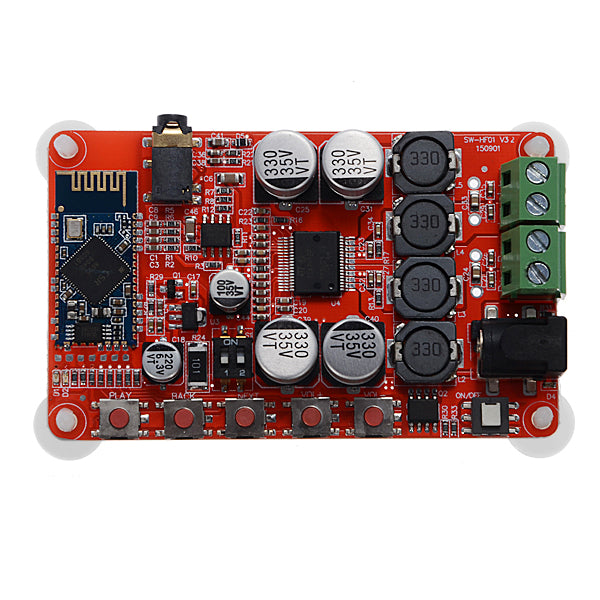 SANWU 25W+25W TDA7492P bluetooth CSR4.0 Audio Receiver Digital Amplifier Board