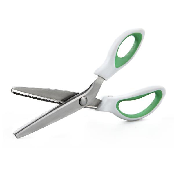 9 Inch Stainless Steel Triangle Shape Serrated Scissor Tailor Tool Pinking Shear