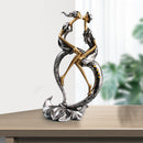 Kiss Couple Figurine Resin Handcrafts Lovers Statue Figurine Home Decorations