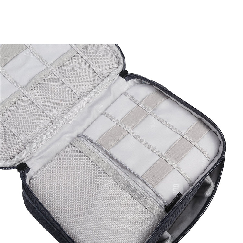 BUBM DPS-S Double Layer Electronics Accessories Cable Organizer Data Cable Storage Bag Carry Case