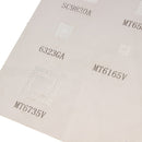 2pcs BGA Stencil Direct Heating Reballing Stencil Solder Template Stencil for MTK