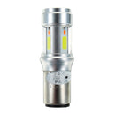 H4 BA20D 3000LM 18W Bright Hi/Lo COB LED Motorcycle Headlamp Motorbike Fog Lamp Light DC9-18V