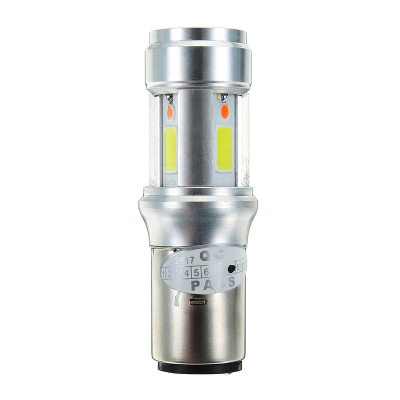 H4 BA20D 3000LM 18W Bright Hi/Lo COB LED Motorcycle Headlamp Motorbike Fog Lamp Light DC9-18V