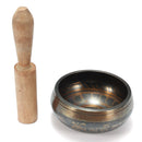 Brass Tibetan Yoga Singing Bowl Buddhist Resonance Chakra Meditation With Hammered