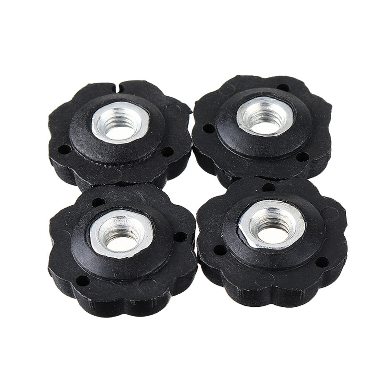 4Pcs Plum Star Through Hole  Heat Bed Hand Screw Levelilng Nut for 3D Printer Hotbed